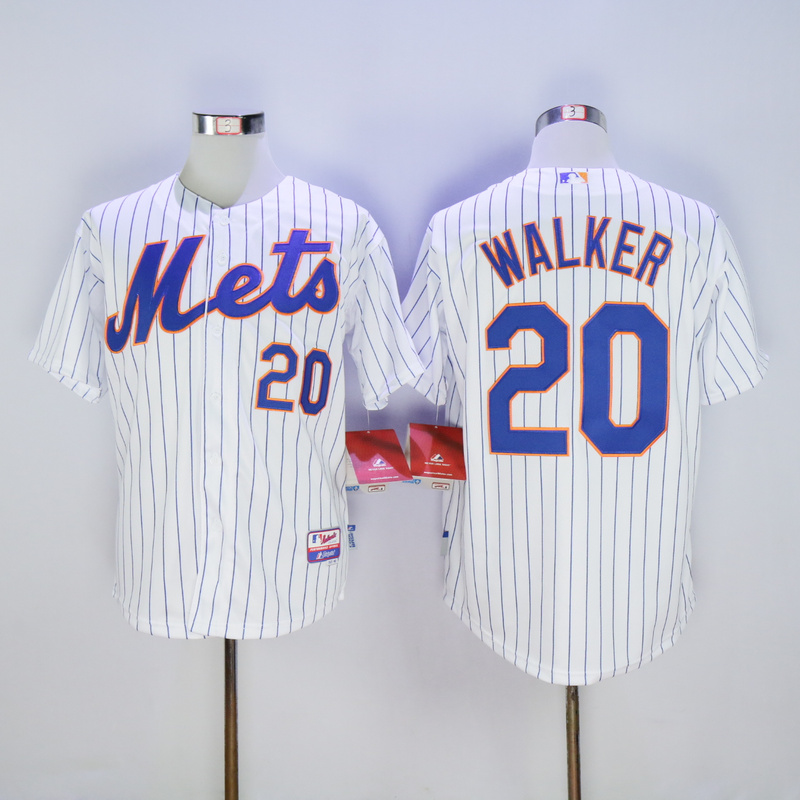 Men New York Mets #20 Walker White MLB Jerseys->new york mets->MLB Jersey
